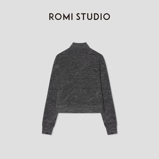 ROMI STUDIO“美式休闲”摇粒绒花纱弹力立领休闲外套 RW24AS90928 商品图1