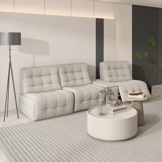 顾家家居整装 现代时尚 布艺功能沙发 KZ.9051泡泡芙 商品图1