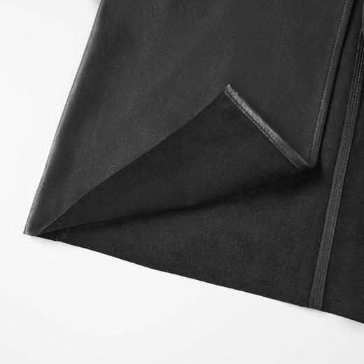 ROMI STUDIO“棕标甄选”英国进口绵羊皮油蜡软糯皮半裙RW24AX80723 商品图2