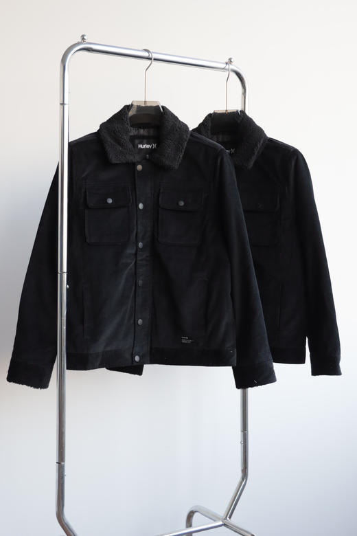 元单Hur1ey Gurney 卡车司机男士灯芯绒薄棉夹克外套 wt803 商品图0