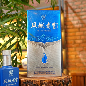 凤山凤城老窖凤五酱香型白酒礼盒装40.8度500ml