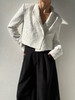 ranyepersonal｜blazer 提花肌理白色短外套 [ 白TOUCH24JA01-2 ] 商品缩略图6