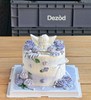 简约裱花蛋糕 加高 紫色 商品缩略图0