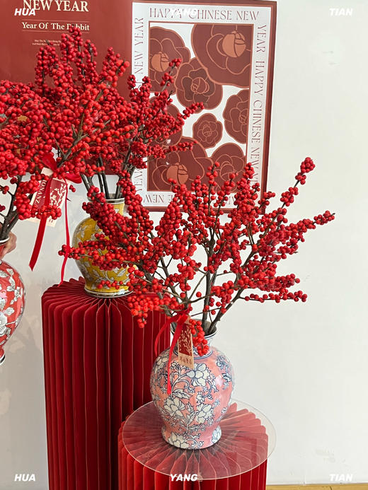 福满新岁· 北美冬青套瓶 商品图1