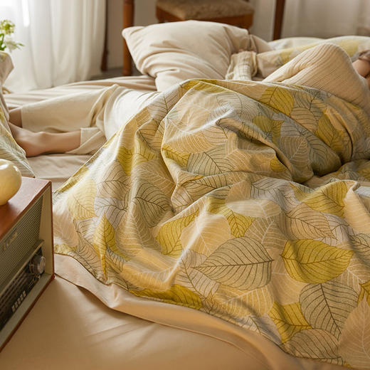 【升级柔暖技术】超柔全棉加厚磨毛四件套 保暖亲肤不起静电套件 商品图3