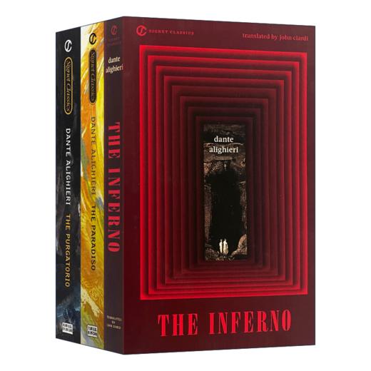 但丁神曲三部 英文原版诗歌 The Inferno Purgatorio Paradiso 地狱 炼狱 天堂  英文版进口文学书籍 商品图2