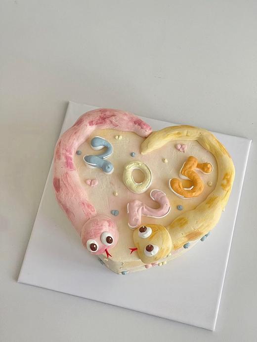 2025跨年心形蛇年蛋糕 商品图6