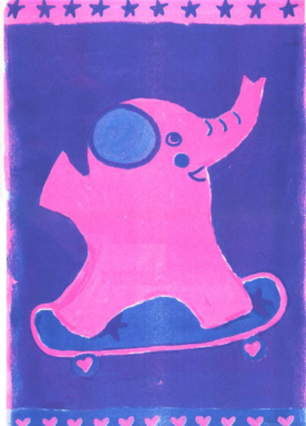 Diandian丨滑滑板大象A3