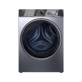 海尔精华洗智能投放直驱变频炫彩屏平嵌上排水10公斤全自动滚筒洗衣机 EG100BD389PLUSL洗脱一体单洗 洗净比1.12