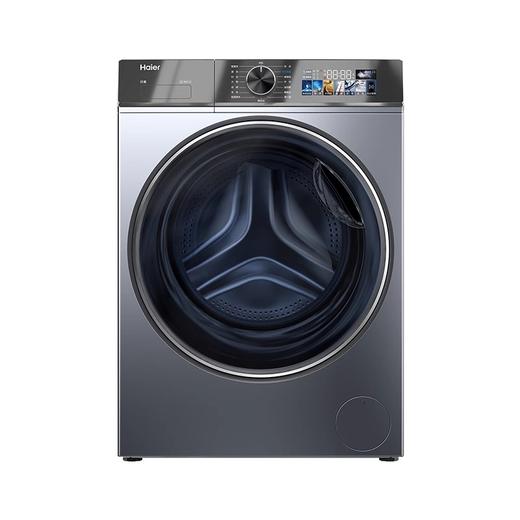 海尔精华洗智能投放直驱变频炫彩屏平嵌上排水10公斤全自动滚筒洗衣机 EG100BD389PLUSL洗脱一体单洗 洗净比1.12 商品图0