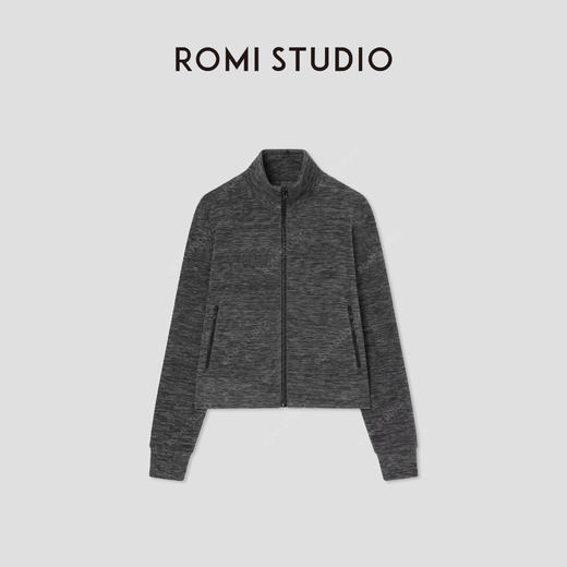 ROMI STUDIO“美式休闲”摇粒绒花纱弹力立领休闲外套 RW24AS90928 商品图0