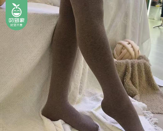 Diear植物小羊绒秋冬连裤袜（媚茶色连脚）/1条（均码，适合45-70kg）补单专用 商品图1
