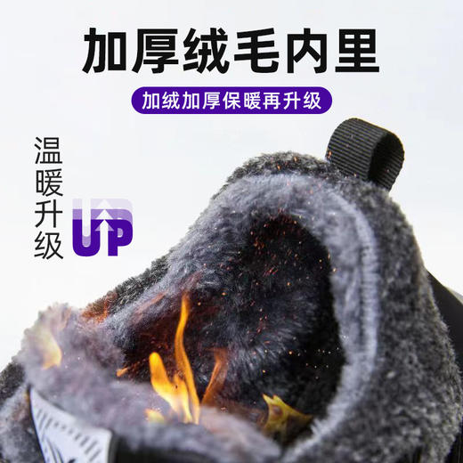 棉鞋爸爸妈妈鞋冬季新款加绒加厚老人鞋男士女士棉鞋户外健步鞋防滑雪地靴 商品图1