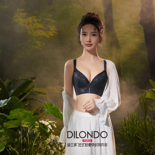 迪兰多功能调整型内衣聚拢舒适大胸显小收副乳上托丰满文胸 2118435/8436 商品图5