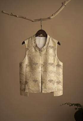 葵扇黄扇叶新云锦马甲