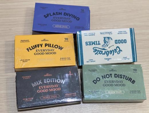 Collins天然线香礼盒，家用卧室安神助眠持久香薰 商品图0