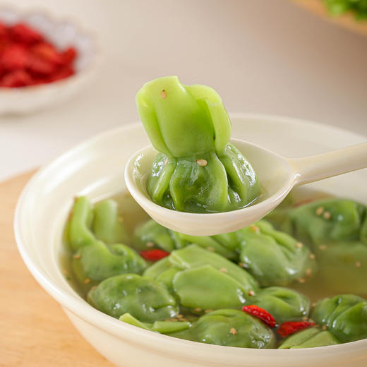 妙维根 荠菜香菇/芹菜香干鲜汤小馄饨 188g*3袋（20个/袋） 商品图1