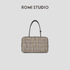 ROMI STUDIO“英伦复古”千鸟格大容量单肩手提公文包 RW24WP31272 商品缩略图0