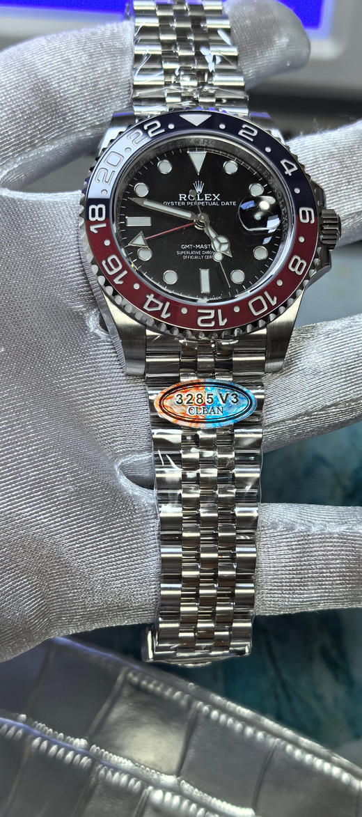 【CLEAN Factory2024新力作V3版 复刻 墙裂推荐】厚积薄发 重新定义劳力士Rolex格林尼治ll“可乐圈”（搭cal3285一体机）升级版12670腕表惊艳登场合❗️搭配正品一致的机芯 商品图14