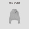 ROMI STUDIO“美式休闲”运动休闲加绒短款连帽卫衣外套RW24AS90932 商品缩略图1