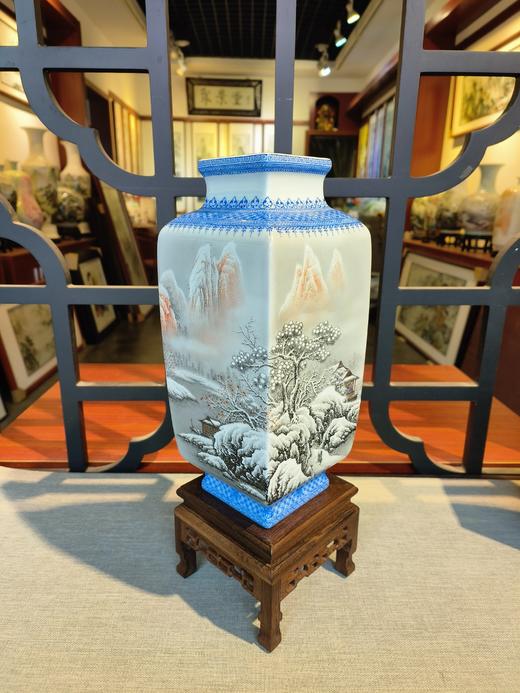 粉彩快雪时晴小镶器 商品图0