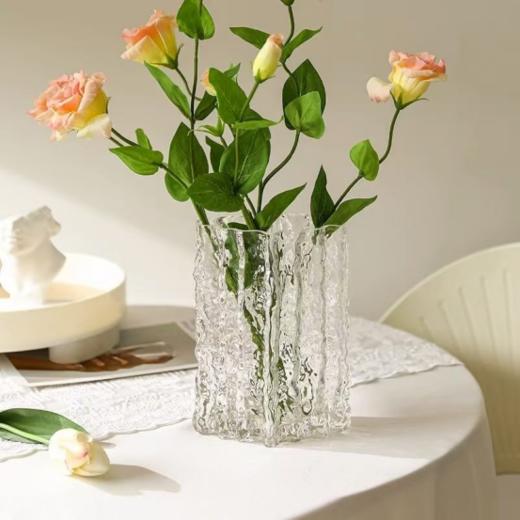 🔥【慕系MUXI轻奢艺术感冰川花瓶】✨精致的生活需要用心打造，🉐取悦自己很简单，只需要一束鲜花绿叶。🌈美丽的鲜花🌺，也需要一个高颜值的花瓶来衬托 商品图4