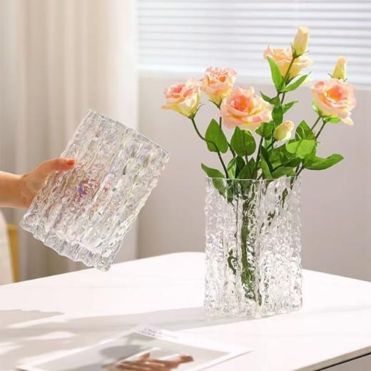 🔥【慕系MUXI轻奢艺术感冰川花瓶】✨精致的生活需要用心打造，🉐取悦自己很简单，只需要一束鲜花绿叶。🌈美丽的鲜花🌺，也需要一个高颜值的花瓶来衬托 商品图3