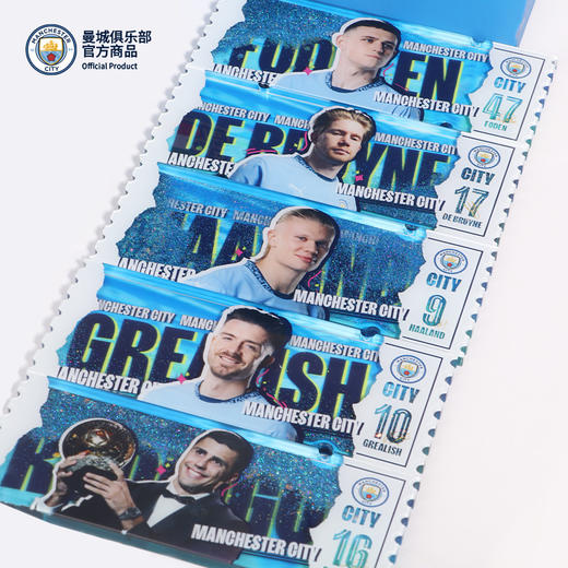 【官方正版】曼城俱乐部 | 球员流沙票根球迷周边纪念 商品图1