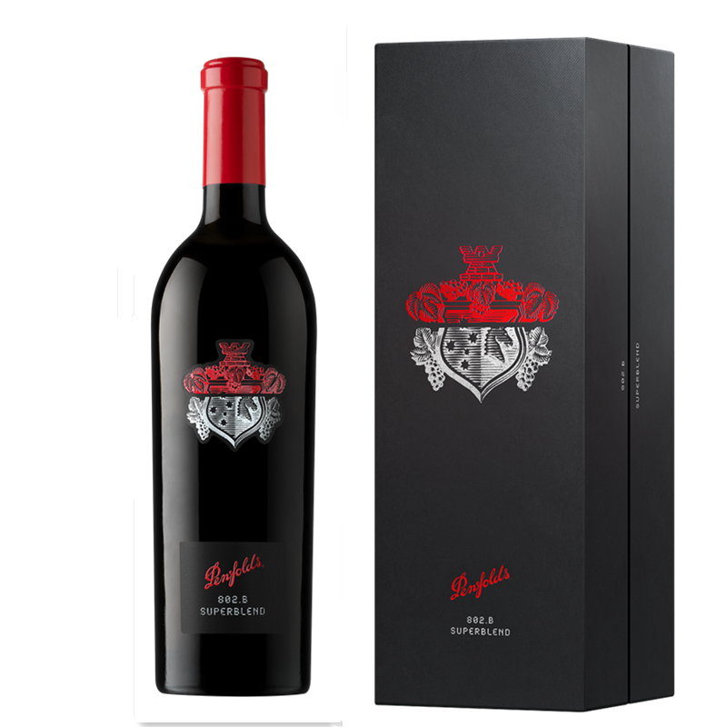 奔富 Penfolds 802.B  Superblend B 赤霞珠设拉子混酿红葡萄酒