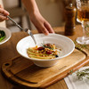 Higoo·嗨购 轻奢极简碗盘系列 8.5英寸中古浮雕餐盘/4.7英寸法式浮雕碗套装/8英寸纯色陶瓷汤碗面碗 商品缩略图2