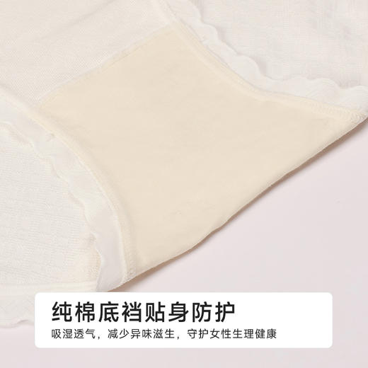 都市丽人纯棉系列RC提花舒肤棉平角裤LKH5B6 商品图7