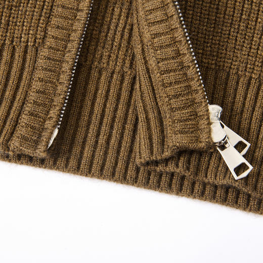 【北极绒纱线】罗蒙美式粗犷针织外套男秋冬毛衣男士外套针织衫男 商品图9