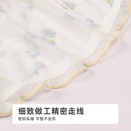 都市丽人蕾丝网布系列蕾丝薄透丝滑三角裤LKH3A7 商品图5