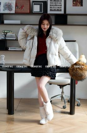 【门店同款】ENJOY冬季从“绒”冬日月光独白短款羽绒服 160364559