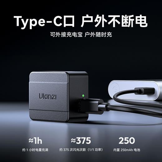 Ulanzi优篮子SL02萤火虫闪光灯机顶闪光灯单反微单相机外置便携迷你型闪光灯 商品图6