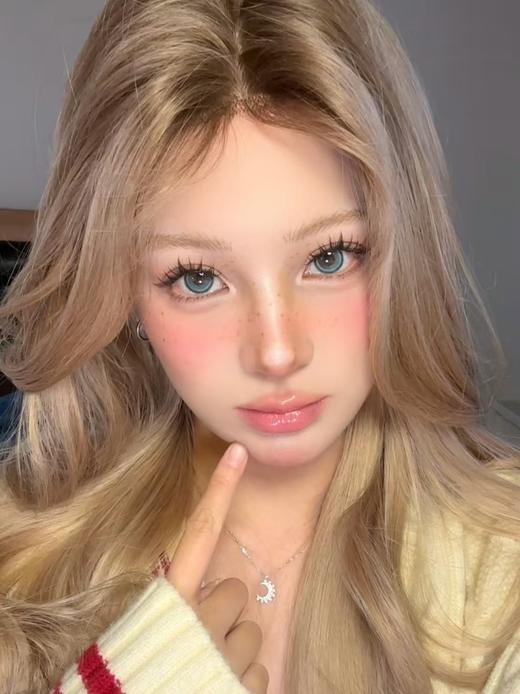 <月抛大直径>KIKICON-星沙海蓝 -14.5mm【月抛 0-1000度 含525/575】 商品图6