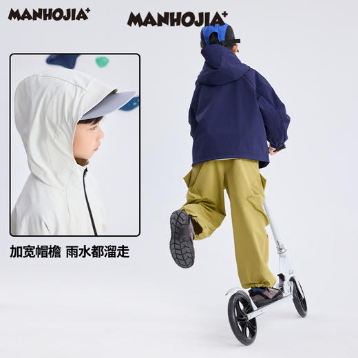 【熊盆友】漫画家25春Teflon三防户外运动防水防污防油风衣外套 商品图2