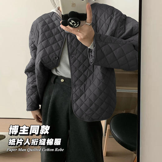 【OUKEJI】设计师品牌绗缝棉服YHW-99159 商品图0