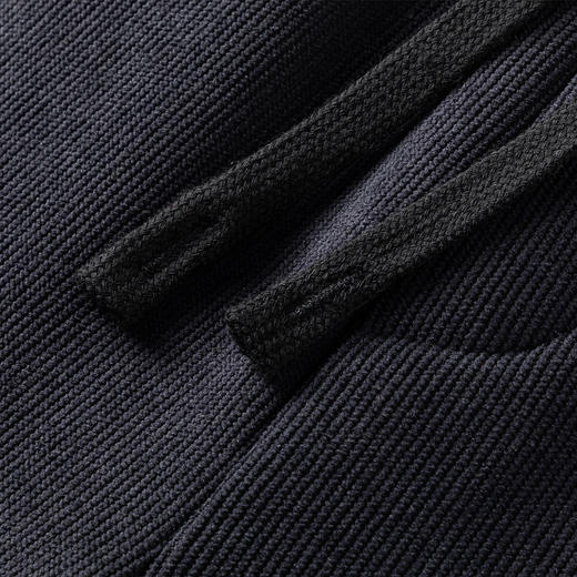 罗蒙加绒加厚男裤男士休闲裤保暖舒适休闲裤纯色简约百搭长裤 商品图3