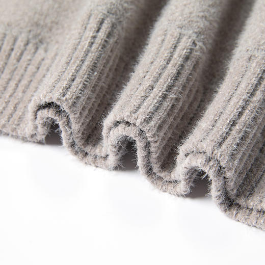 【仿貂绒】罗蒙加绒毛衣男保暖护脖半高领毛衣男加绒针织衫男士毛衣 商品图7