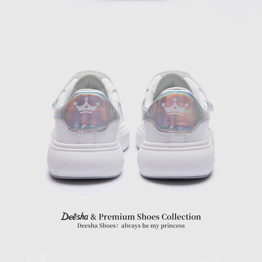 笛莎Deesha 女童童鞋2025春新款时尚洋气耐磨低帮板鞋 商品图4