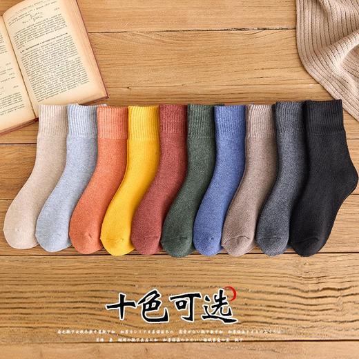 袜子男女秋冬季加厚加绒中筒棉防臭抗寒不冻脚棉袜特厚长袜 商品图3