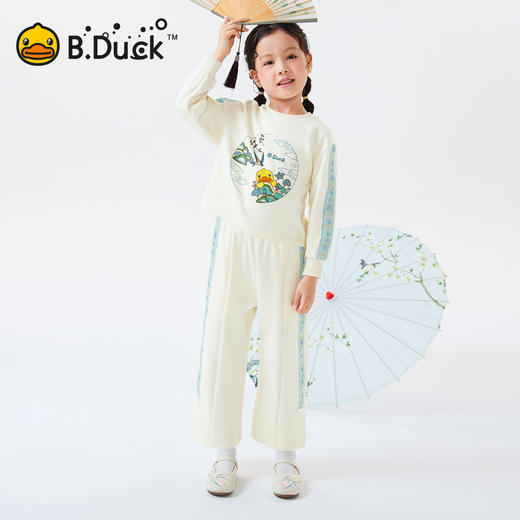 【套装】bduck小黄鸭童装春秋女童国风汉服105-150 BF1681012 商品图0
