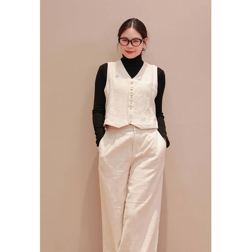 【抖音专属】念欢•阔腿裤（23809464玉頩-结缘款） 商品图2