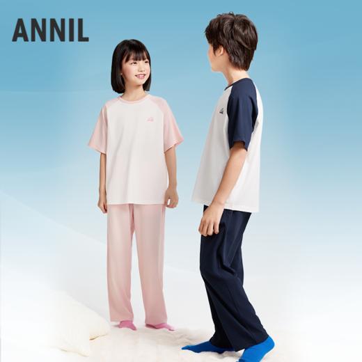 男女童短袖家居服套装春季新款安奈儿童装小程序专享JM521059 商品图3