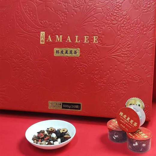 Amalee 艾玛琳 燕窝美食糕点礼盒 陈皮灵芝茶礼盒 燕窝阿胶糕 佛跳墙礼盒 商品图5