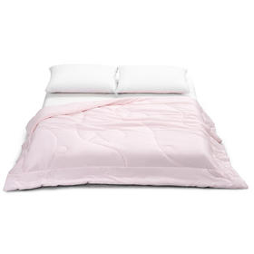 水星家纺夏被空调被 凉感抗菌针织夏被(奶冰粉)【LXGWDXY2.0】