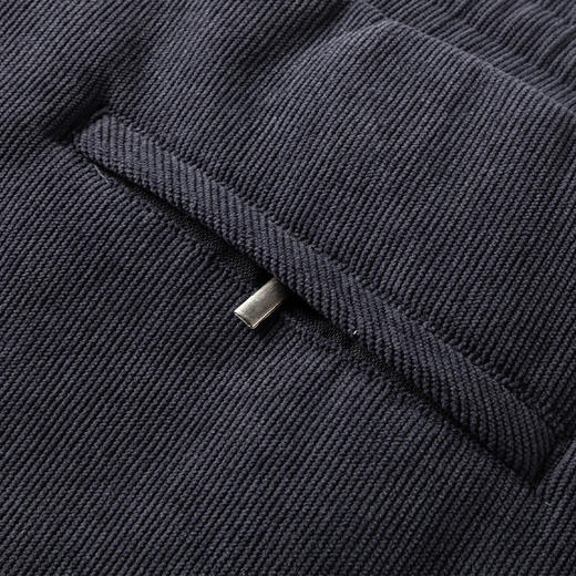 罗蒙加绒加厚男裤男士休闲裤保暖舒适休闲裤纯色简约百搭长裤 商品图7