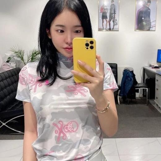 Mark&lona夏季骷髅头女款立领短袖高尔夫女装M221649 商品图0