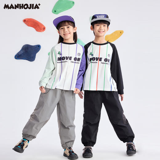 【熊盆友】漫画家25春城市轻户外吸湿速干透气gogo运动训练长袖T 商品图4